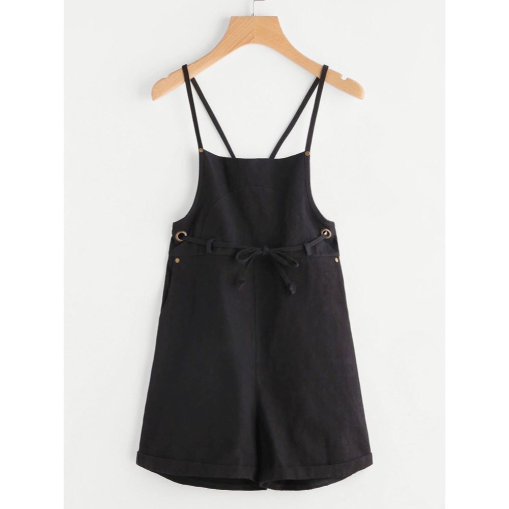 Donating soon! Cross Back Overall Shorts